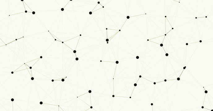 Network Mesh Computation Art background illustration