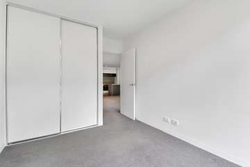 Empty and unfurnished brand new apartment