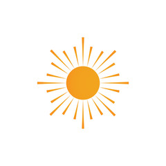 Sun Vector illustration Icon