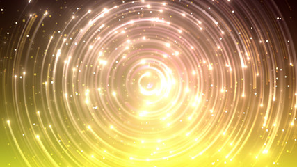 Obraz premium illumination neon space star particle flash light 3D illustration abstract background