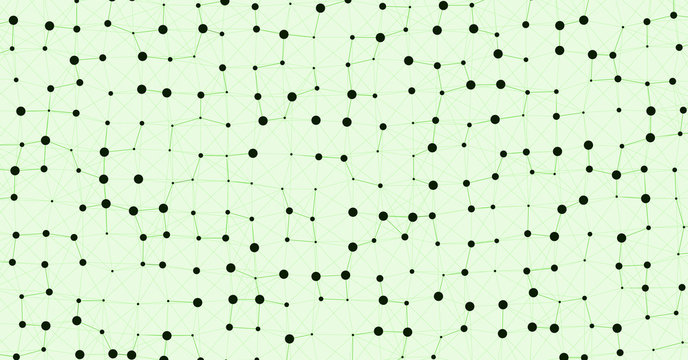Network Mesh Computation Art background illustration