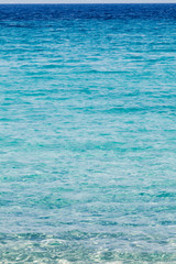 Calm ocean. Blue surface water texture.