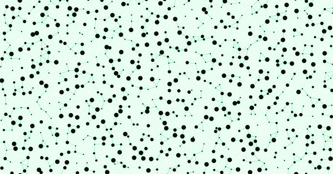 Network Mesh Computation Art background illustration