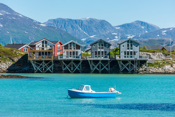 Sommaroy in Troms, Norway,