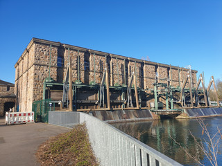 Fototapeta na wymiar Wasserkraftwerk Kahlenberg in Mülheim an der Ruhr