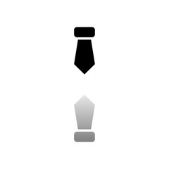 Tie, Necktie icon flat