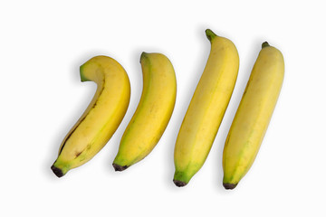Banana, Close-up, Cut Out, Dieting, Five Objects