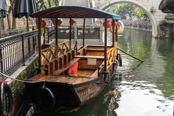 chińska łódka - obrazy, fototapety, plakaty