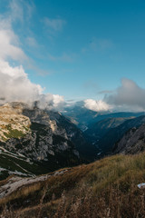 View on Italian Alps Dolomiti 