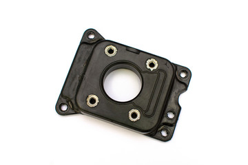 Car carburetor cushion on an isolated white background. Spare part.