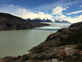Fototapeta na wymiar Glacier Grey 