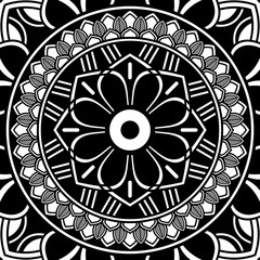 Ethnic Mandala Ornament. Arabic, Pakistan, Moroccan, Turkish, Indian, Spain motifs.