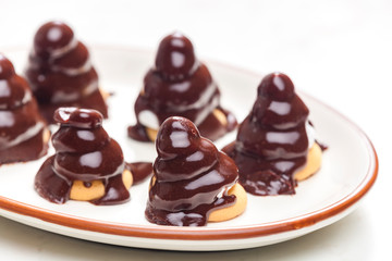 typical Czech dessert called indianek