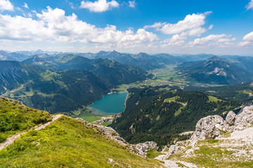 Hiking and climbing in the Tannheimer Tal