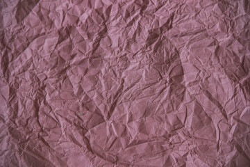  Pink crumpled paper texture