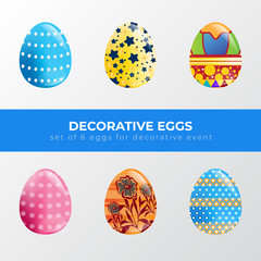 Decorative Eggs Vector Design