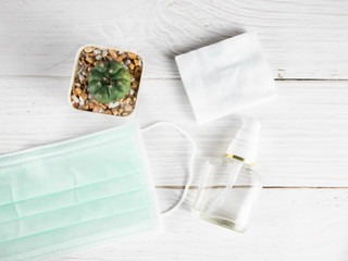 Mask for protection against the corona virus.corona virus protection.