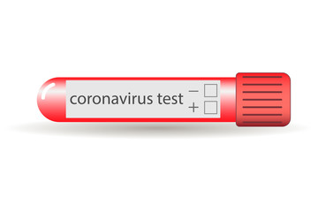  Coronavirus Covid-19 test result. 
