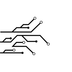 circuit logo template vector icon illustration design