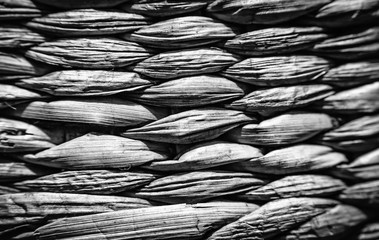 Close-ups details of repeating motifs or elements suites for background or backdrop, in color or black and white.