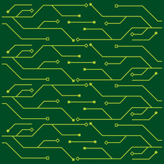 circuit logo template vector icon illustration design