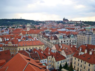 Fototapeta na wymiar Tetti di Praga