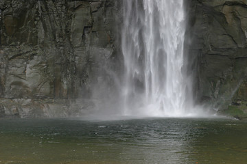 Fototapeta na wymiar The Falls meet the Water