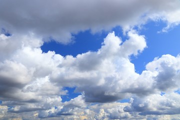 White clouds background