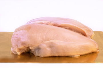 Small piece of fresh chicken brisket