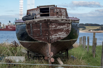 derelict boat