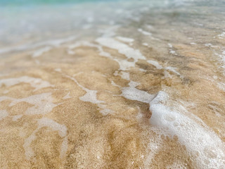 waves on the beach