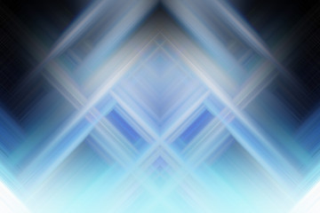 Falling symmetrical light beams modern art  background.