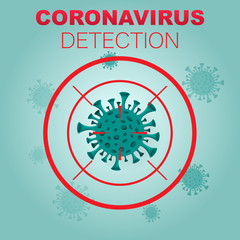 Coronavirus detection background