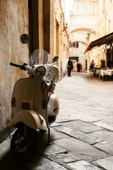 One of the most popular transport in Italy, vintage scooter