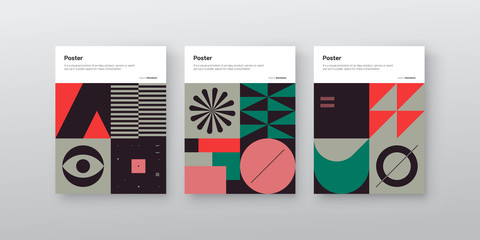 Bauhaus Design Poster Mockup Collection