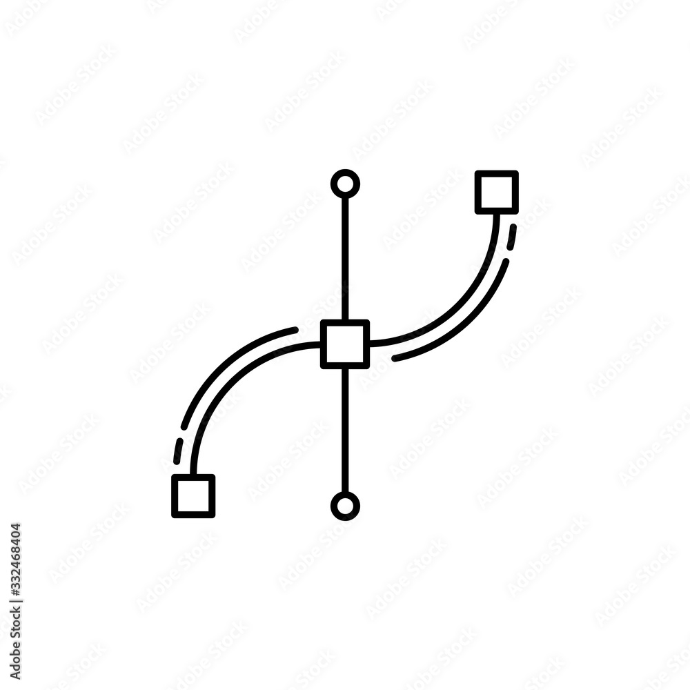 Poster vector icon. simple line, outline vector elements of design tools for ui and ux, website or mobile a