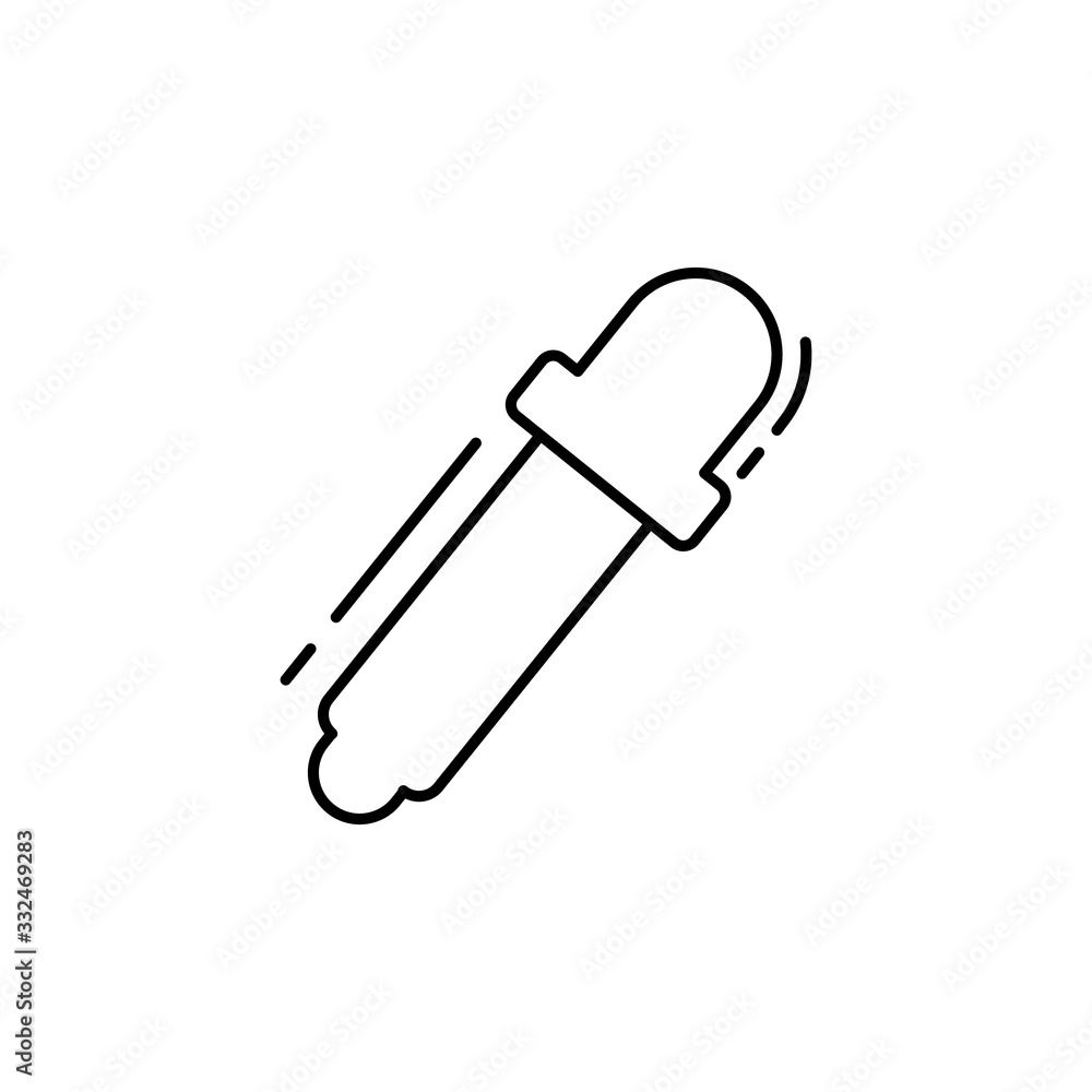 Poster dropper icon. simple line, outline vector elements of design tools for ui and ux, website or mobile 