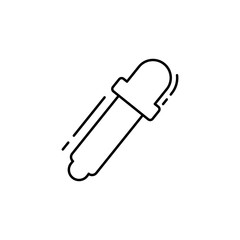 Dropper icon. Simple line, outline vector elements of design tools for ui and ux, website or mobile application