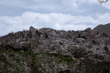 rocks and blue sky