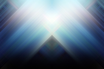 Symmetrical light rays crossing each other under 90 degree angle. Background for website, phone application, creative projects.