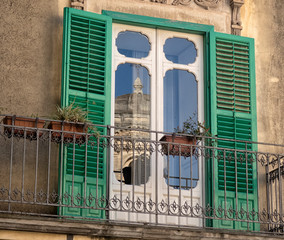 Modica cityscape. View to Historical Buildings. Sicily, Italy.