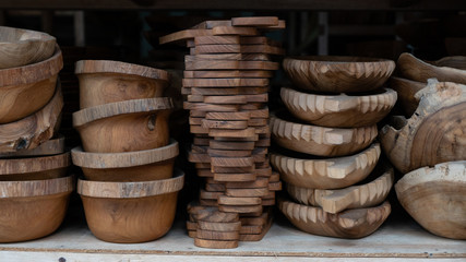 A variety of tourist crafts and interior items from Indonesia and Bali.