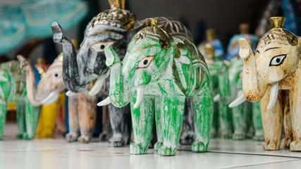 A variety of tourist crafts and interior items from Indonesia and Bali.