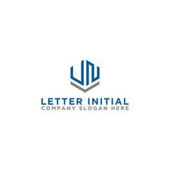 logo design inspiration for companies from the initial letters of the VN logo icon. -Vector