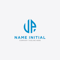 logo design inspiration for companies from the initial letters of the VP logo icon. -Vector