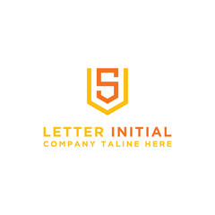 logo design inspiration for companies from the initial letters of the VS logo icon. -Vector