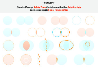Ensemble - concept - Risques de transmission liés aux relations sociales et professionnelles