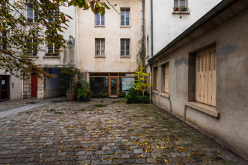 Small Courtyard in a Parisenne Neighborhood