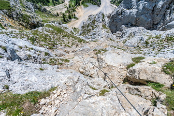 Hiking and climbing in the Tannheimer Tal