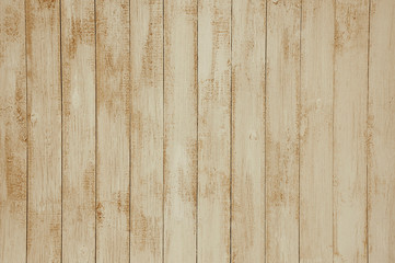 Fototapeta na wymiar Old beige wooden wall texture
